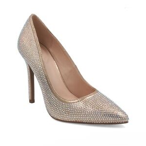 Elegant Iridescent Rhinestone Stiletto Heels